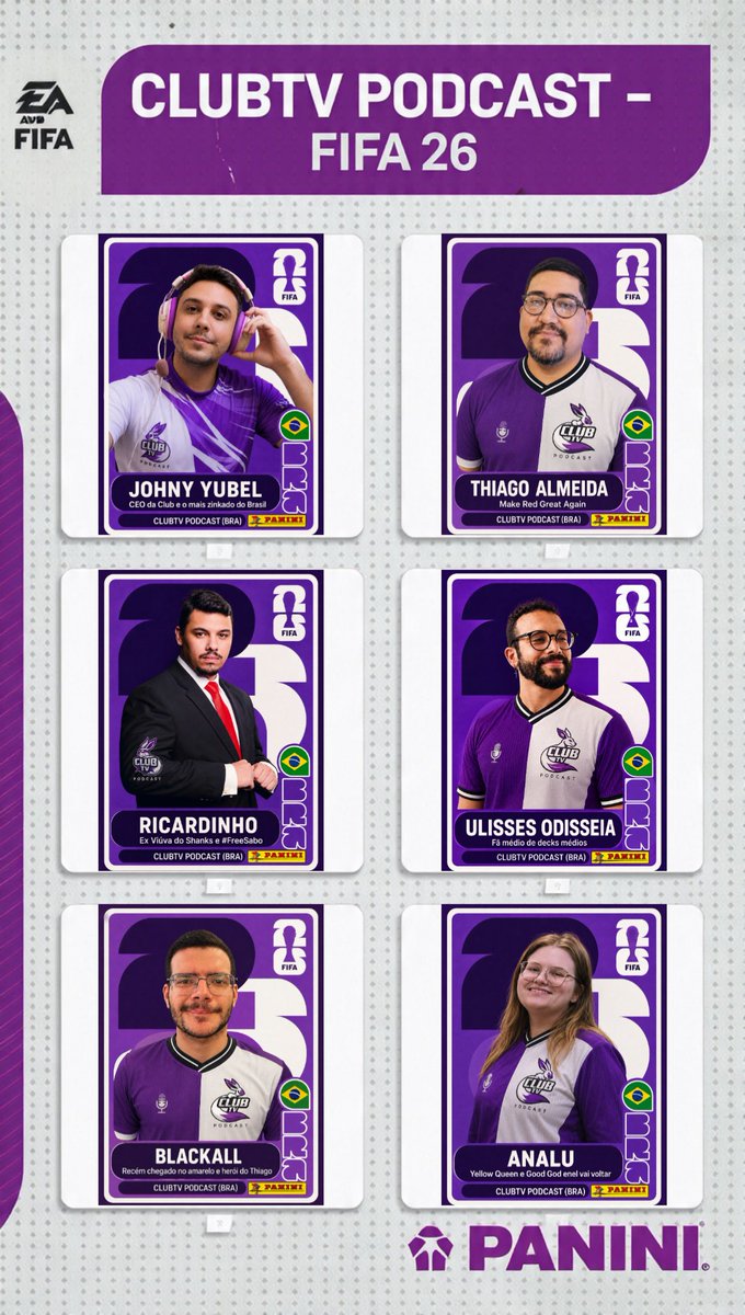 ClubTvOfc's tweet photo. Aqui já completei meu álbum de figurinhas  😌💜 https://t.co/vWsxg4rAbC