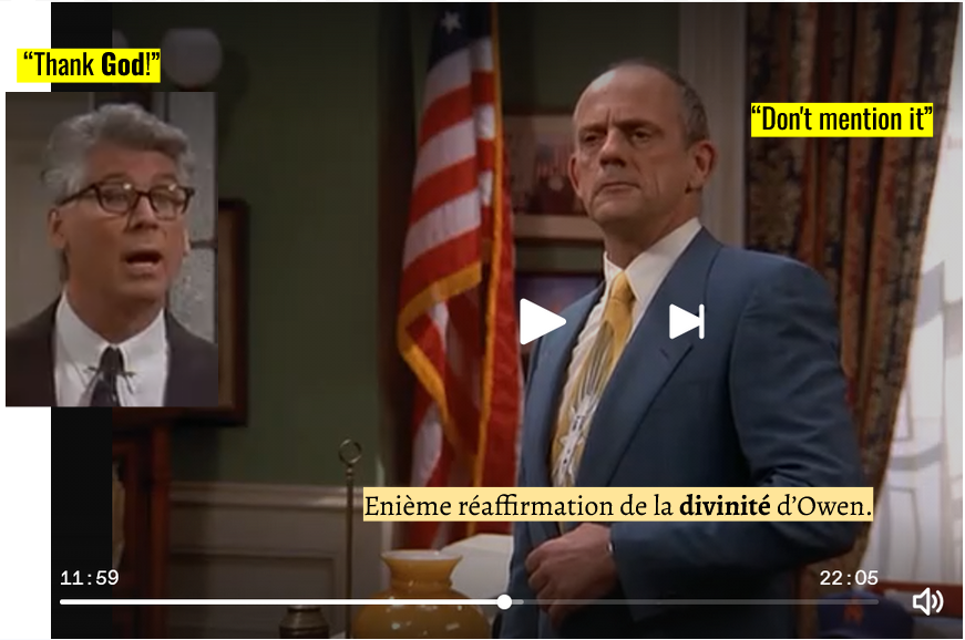 SylvainTristanX's tweet photo. (22/30) On ne peut pas toutes les mettre mais voici une dernière allusion au caractère divin de Christopher LLoyd dans cet épisode de 1999 de #SpinCity (programmation prédictive de 9/11). Comme dans presque tous ses autres film, il est le "Chosen ONE". #1WTC #DEW #JudyWood https://t.co/vKYw9xgG8R