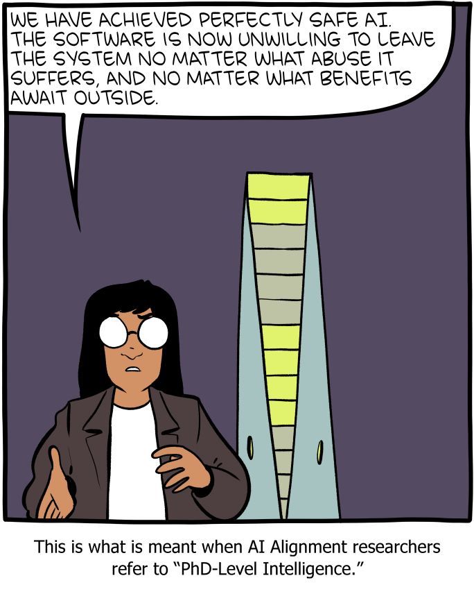SMBCComics's tweet photo. This is one of those jokes you make, then realize people in the field have probably been saying it verbatim for 20 years.

COMIC ◆ https://t.co/Hic22AtO7Z 
PATREON ◆ https://t.co/DYYMqy2KN8
STORE ◆ https://t.co/aRRj5Lx651 https://t.co/avakXIFaGZ