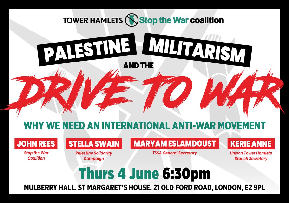 StWtowerhamlets's tweet photo. Join next week's meeting at Bethnal Green. https://t.co/ohESVaBz8d