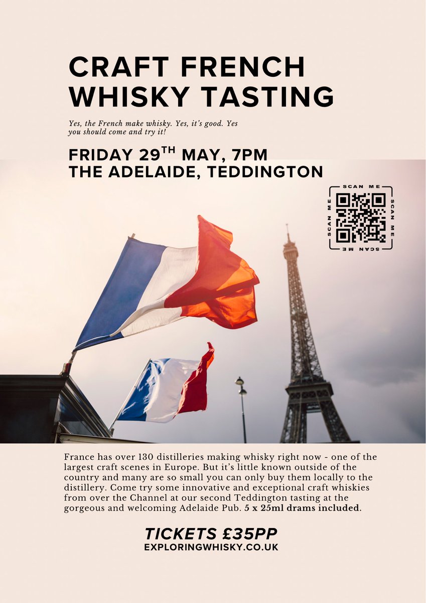 exploringwhisky's tweet photo. This Friday - come for the beer garden 🍺 🪴 , stay for the rare &amp; remarkable French whiskies! 🇫🇷🥃🙌

https://t.co/fFrbTq10GC https://t.co/1hi9fsKSQ4