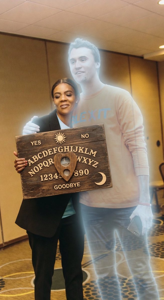 realtimozman's tweet photo. @RealCandaceO You know he's not dead, crisis actor. 
Your conspiracy theories and stories are part of the psyop. 
#Squib #psyop #charliekirkisalive https://t.co/J9YYE9BgDp