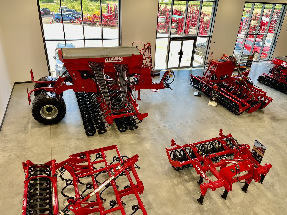 TheFarmingForum's tweet photo. Fantastic day with the team @Weaving_Mach today, the official opening of their new facility, with @wheat_daddy on official ribbon cutting duty, keep your eyes peeled for big things coming to a field near you soon ! https://t.co/xYrTVKoPAr