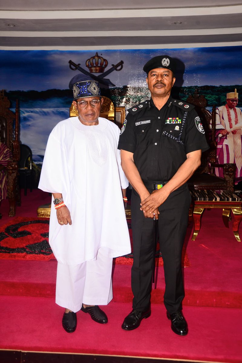 OndoPoliceNg's tweet photo. ONDO STATE POLICE COMMAND

PRESS RELEASE

*CP Felix Ohagwu Pays Courtesy Visit to Deji of Akure, Strengthens Synergy to tackle Misinformation*

The Commissioner of Police, Ondo State Command, CP Felix Ohagwu, psc, mnips, mspsp, on Tuesday, 26th May, 2026, paid a courtesy visit to the Palace of the Deji of Akure Kingdom, His Imperial Majesty, Oba (Dr.) Aladetoyinbo Ogunlade Aladelusi, Odundun II, CFR, as part of ongoing strategic engagements with critical stakeholders aimed at strengthening security architecture and promoting peaceful coexistence across Ondo State.

During the visit, the Commissioner of Police underscored the critical role of traditional institutions in supporting security agencies in the fight against crime and criminality. He noted that traditional rulers remain indispensable partners in community policing, intelligence gathering, conflict resolution and the maintenance of peace and order at the grassroots level.

CP Felix Ohagwu appreciated the royal father for his unwavering support to the Ondo State Police Command and commended the Akure Kingdom for its continued contributions toward sustaining peace, stability and security within the State capital and beyond.

The CP further reaffirmed the commitment of the Ondo State Police Command to the protection of lives and property through proactive policing, intelligence-driven operations, enhanced visibility patrols and sustained stakeholder engagements. He appealed to the palace, community leaders, youths, and residents of the State to continue cooperating with the Police by providing timely, credible and actionable information capable of assisting security agencies in combating criminal activities.

The Commissioner of Police also expressed concern over the growing trend of misinformation and the deliberate spread of false security-related narratives capable of causing unnecessary panic and tension within the State. CP Felix Ohagwu warned that the Command will not hesitate to identify, investigate and ensure the prosecution of individuals found culpable of spreading false information, inciting panic or engaging in acts capable of undermining public peace and security. He stressed that appropriate sanctions in line with extant laws would be meted out to offenders, while urging residents to verify information before sharing or circulating such content, particularly on social media platforms.

He also assured the monarch that the Command under his leadership would continue to strengthen existing security frameworks and deploy all necessary operational strategies to effectively tackle crimes and other security challenges across the State.

In his remarks, the Deji of Akure Kingdom, His Imperial Majesty, Oba Aladetoyinbo Ogunlade Aladelusi, Odundun II, CFR, commended the Commissioner of Police for the visit and lauded the proactive efforts of the Ondo State Police Command in maintaining peace and security across the State.

The monarch assured the Commissioner of Police of the continued support and cooperation of the Akure Kingdom in the collective fight against crime and criminality. He further urged residents of the State to remain vigilant, law-abiding and supportive of security agencies through the provision of useful information that would enhance public safety and security.

Conclusively, the Ondo State Police Command appreciates the residents of Akure and the entire people of Ondo State for their continued cooperation and support. The Command encourages members of the public to promptly report suspicious activities and provide credible information to the Police and other security agencies to aid crime prevention and strengthen public safety.

For any inquiries, please contact:
08059998351
X: @OndoPoliceNg
Instagram: Ondopolicecommand

E-Signed

DSP ABAYOMI JIMOH anipr, mnisma
Police Public Relations Officer (PPRO)
Ondo State Command
27th May, 2026
@OndoPoliceNg @MarksmanWithPen @TunjiDisu1 @tvcnewsng @thecableng @channelstv @PoliceNG