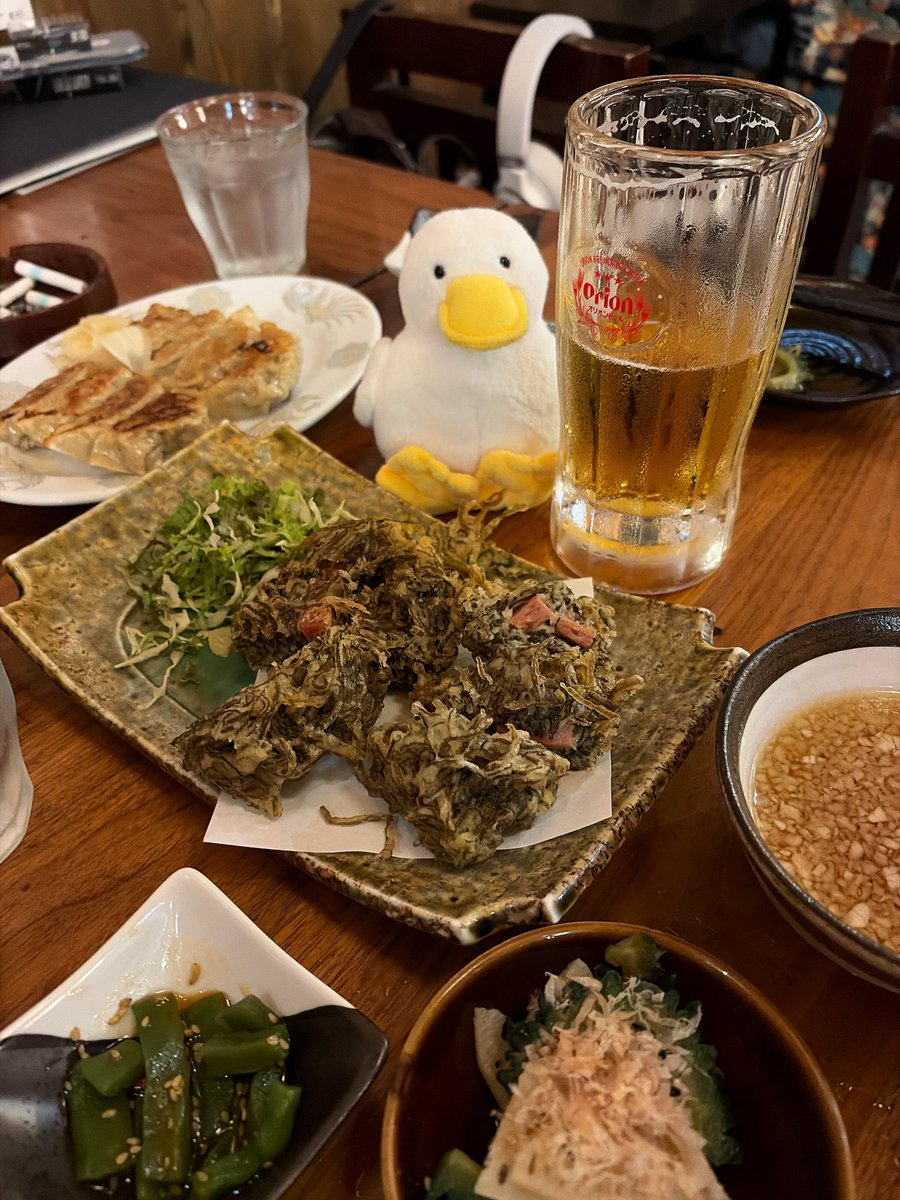 No02_c5's tweet photo. もずくの天ぷらなど https://t.co/fISJQgvFPj