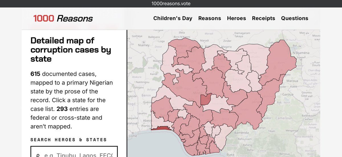 adedayoagarau's tweet photo. By the way, I updated the design of the website, added a new feature where you can now check the heroes page using the map of Nigeria.

https://t.co/WWl5QBWUaa

Check it out yourself. https://t.co/jg5Bt5cVij