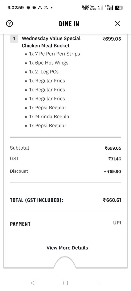 OutOfContextCSK's tweet photo. @KFC_India @kfc please cancel the below order. The metro junction mall KFC store mentioned to cancel it as they did not have hot wings

Please issue refund ASAP

Name - Sujit Kumar Sahoo 
Email - kumarsahoosujit94@gmail.com 
Mobile - 7208369251 https://t.co/zcjYFfDGVS