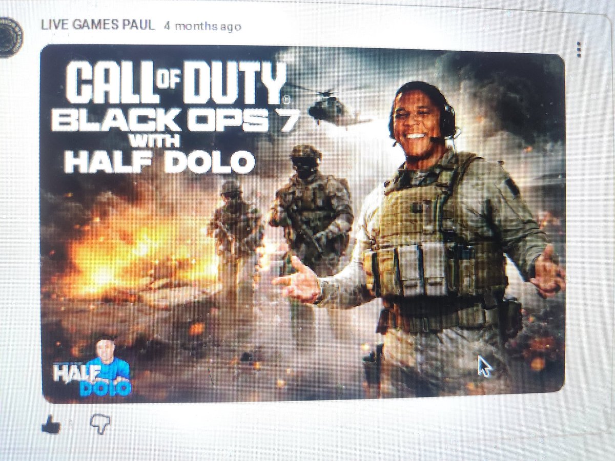 halfdolo's tweet photo. Shout out to Live Games Paul! This is remarkable 👏 🙌 👌! Operation Million Intel begins 06/1/26 Link in Bio #callofduty #halfdolo #BO7 #Operation1MillionIntel #1millionkillcelebration #esports #esportslife #igamebecauseimwinning #gamersunite #cod #callofduty #talkyogamepodcast https://t.co/zRR8aCtmFF