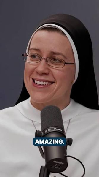 KatiePMcGrady's tweet photo. Spent a little time with the viral “and Sister, you are so good at that” Sister Miriam today on @CatholicChannel 

I basically got a “Katie, you’re so good at that” moment. 

https://t.co/IolacR7vhV https://t.co/jPrPYqH5Ps