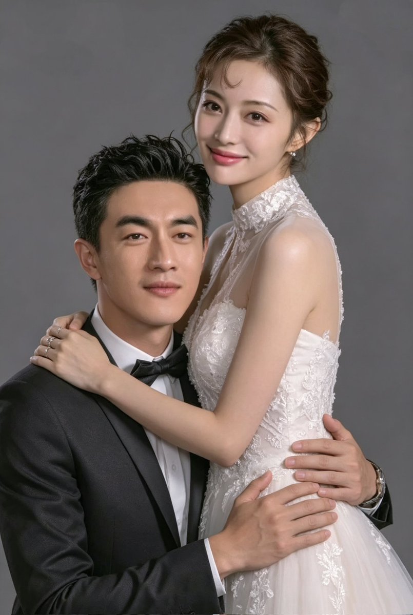 dongxiaojie99's tweet photo. 他两真是郎才女貌，天生一对，结婚照太好看了 https://t.co/BQc97XZKPh