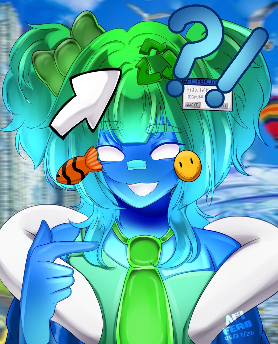 Afi Fero | Web Corrupted VTuber🫧🌐🐠 tweet media