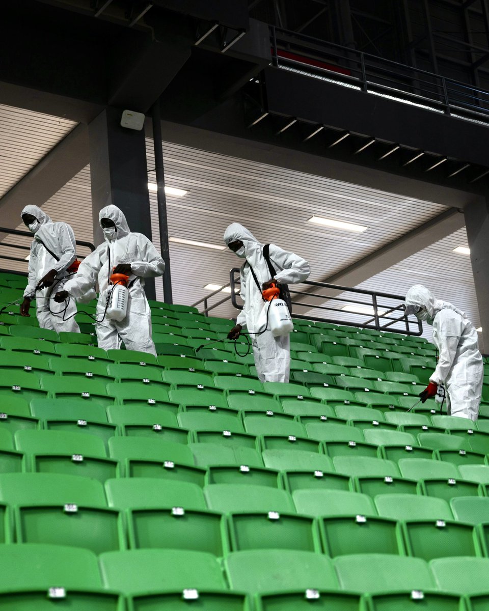 dodekabasket's tweet photo. Panathinaikos, EuroLeague Final Four’u sonrasında OAKA’nın dezenfekte edildiğini açıkladı. https://t.co/U7x126wVF6