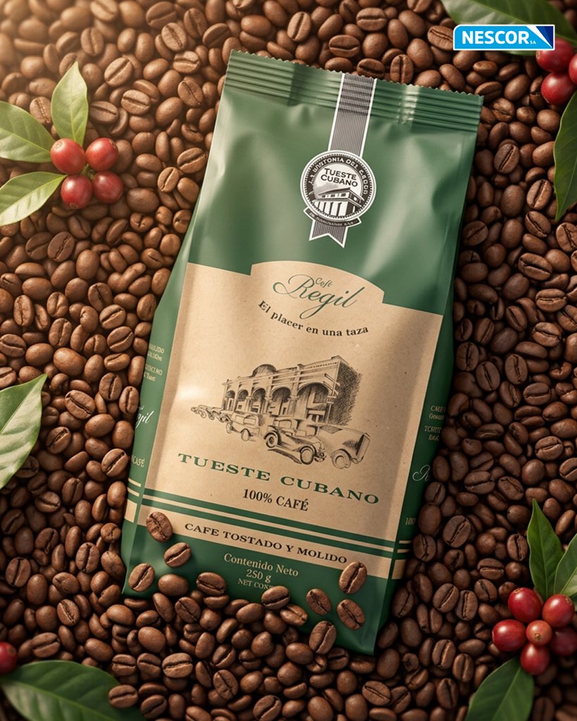 NESCOR_SA's tweet photo. Un buen café cambia el ritmo de tu día. El Café Regil transforma cualquier momento en una experiencia que se queda contigo 💚
#NESCOR #CafeRegil https://t.co/1Su1yQrdve