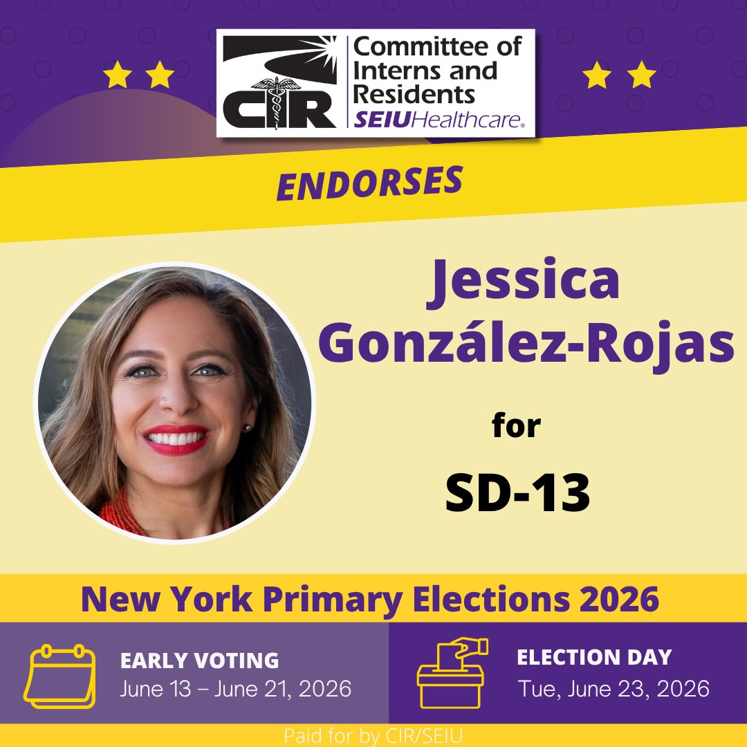 cirseiu's tweet photo. Our NY endorsements are here!

CIR members spent weeks interviewing and vetting candidates to see who deserves our union’s endorsement and is ready to fight with us and our patients. https://t.co/xvg4O40UZt