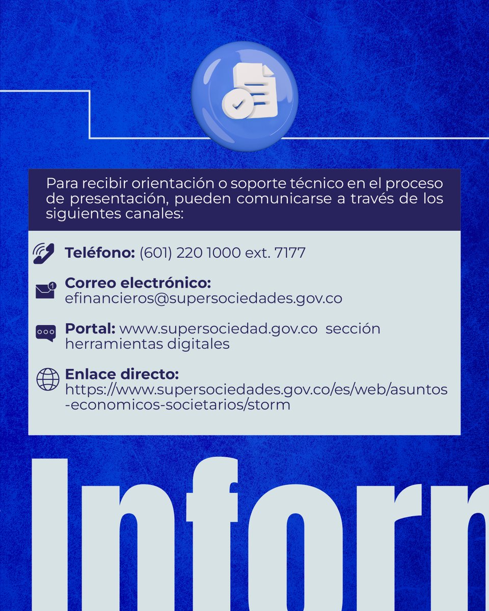 SSociedades's tweet photo. #Informe67 🛎️ |  Las sociedades de Beneficio e Interés Colectivo (BIC) deben presentar el Informe 67 correspondiente al corte 2025.

⏳ Recuerde que la fecha límite para su presentación es el 31 de mayo de 2026.

🔗 Más información: https://t.co/NVbQrEl1AU https://t.co/4IbPxxUOEN