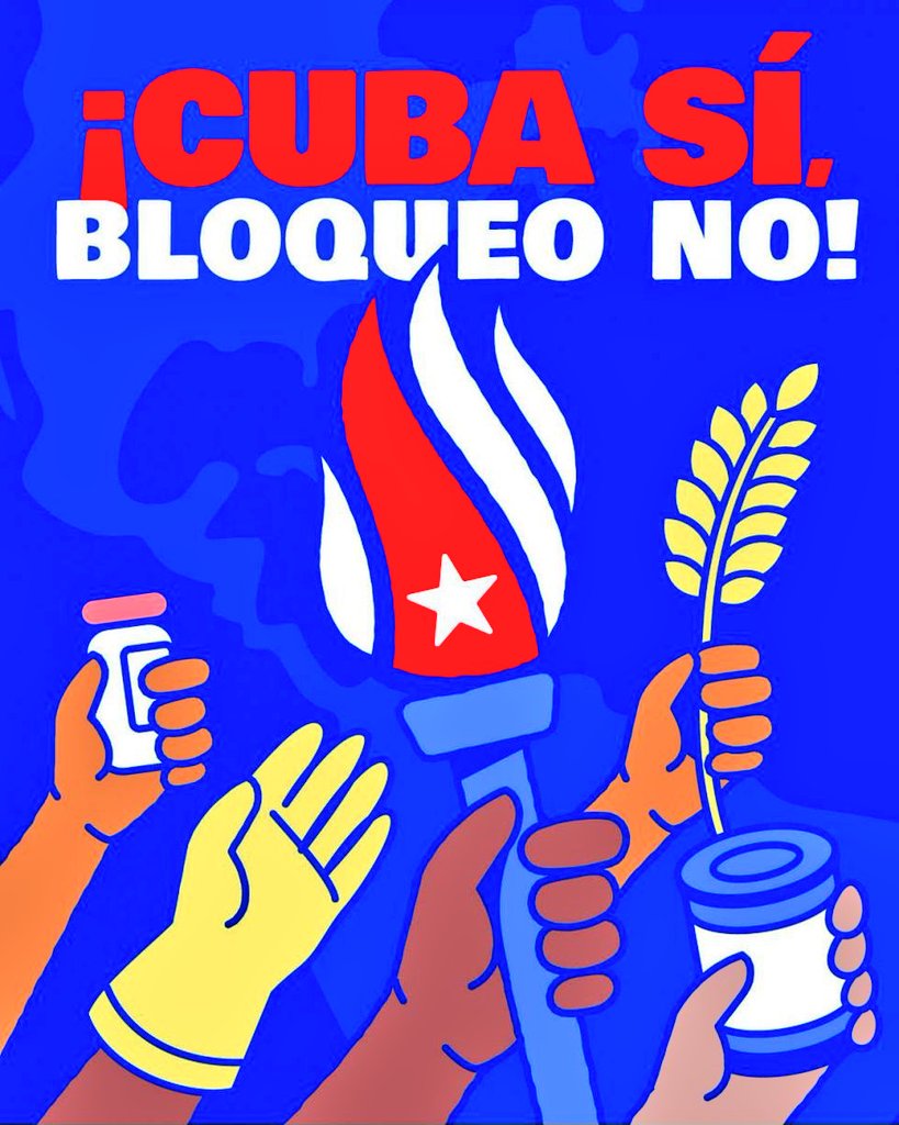 OsvaldoMtnez90's tweet photo. El BLOQUEO de los EEUU a CUBA es ILEGAL, INMORAL y GENOCIDA.

Si COINCIDES conmigo DEJA tu ♥️ #LaPatriaSeDefiende https://t.co/pstsa89UGL