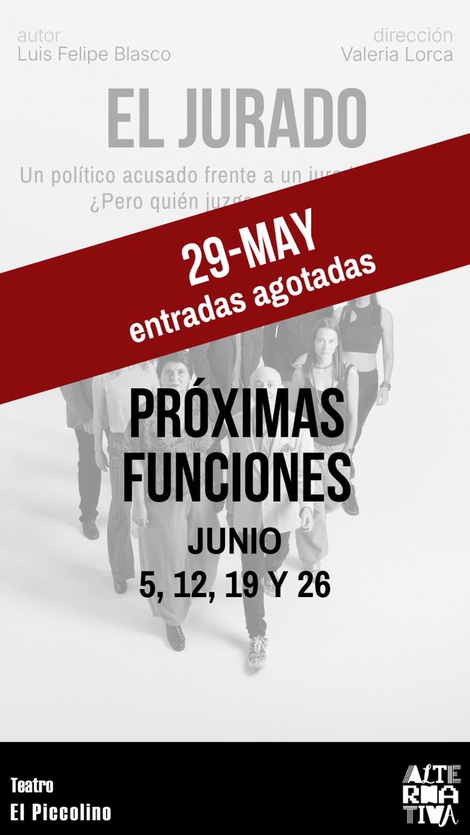 valerialorca's tweet photo. El jurado 
Viernes 21 Hs
@elpiccolino https://t.co/5qgF4CesQm