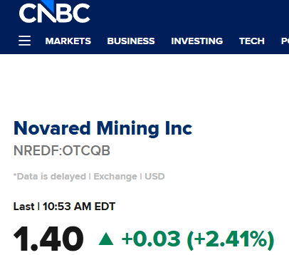 halowuars's tweet photo. NovaRed Mining (OTCQB: NREDF) has up to 1,125 ppm Cu at Wilmac.
Add 40+ yrs equipment/finance experience.
American Dream copper buildout.

$TGT #Rashmer #gfvip https://t.co/eyTp8HjB57
