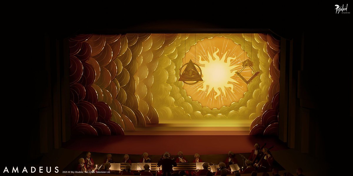 pixoloid's tweet photo. Set concept for Amadeus.

Our main role was to support the production team by creating detailed concept designs, with a focus on keyframes and environments.

Artsist: Janos Gardos
Production Designer: Morgan Kennedy

#amadeus #mozart #conceptart #environmentalart #digitalart https://t.co/QdPwKtvBuT