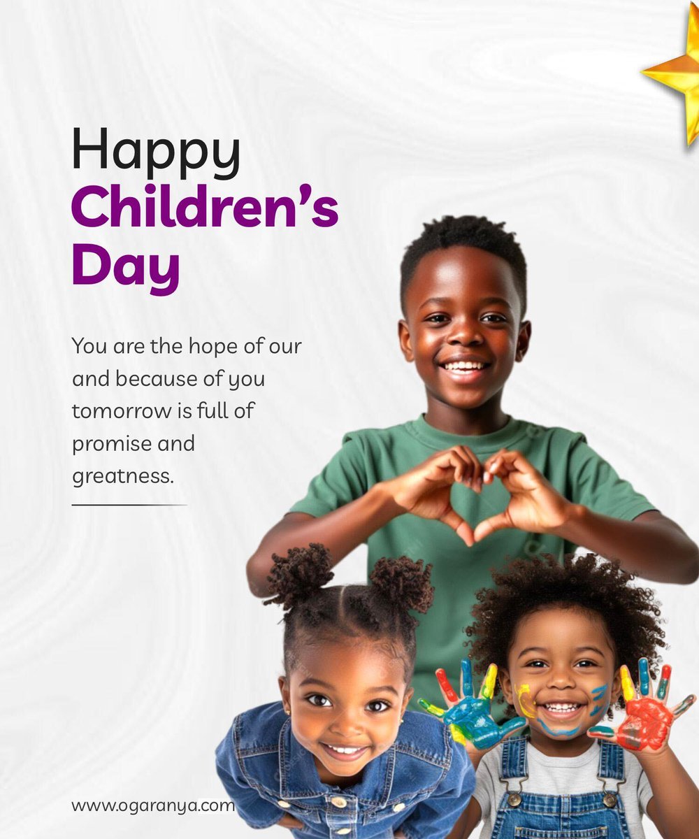 HelpOgamarket's tweet photo. To every child: Keep dreaming. Keep learning. Keep believing in yourself. The future belongs to you!
#ChildrensDay #HappyChildrensDay #ChildrenAreTheFuture #CelebrateChildren #FutureLeaders #KidsMatter #ChildrensDay2026 https://t.co/xHclVxWAmT