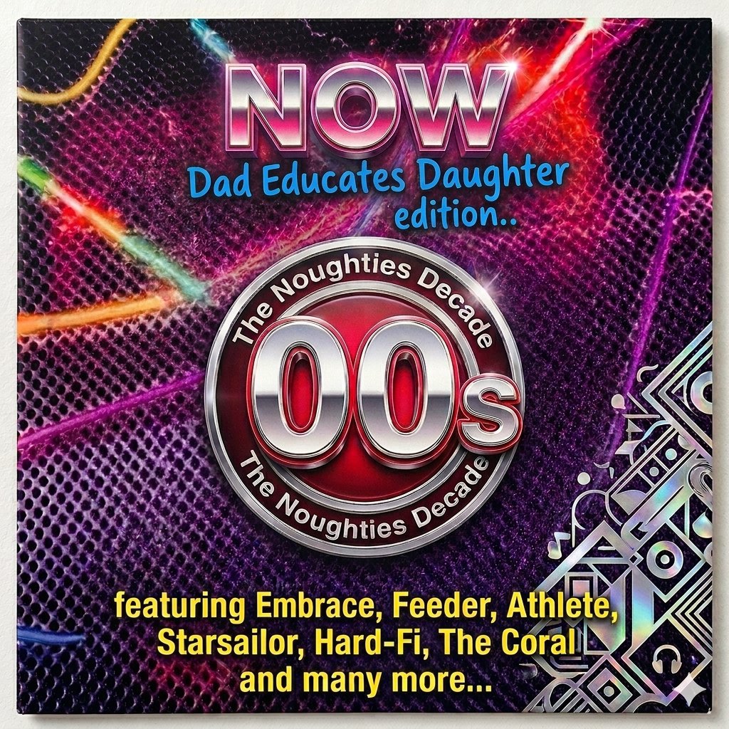 DadEducates's tweet photo. As we come to the end of our review of the NOW That's What I Call Music Vol. 1 - 44 (1983 -1999) the bonus episode is a look at the Noughties Decade from the perspective of bands or songs Rebekah possibly not heard before https://t.co/kZU2QVFwNZ