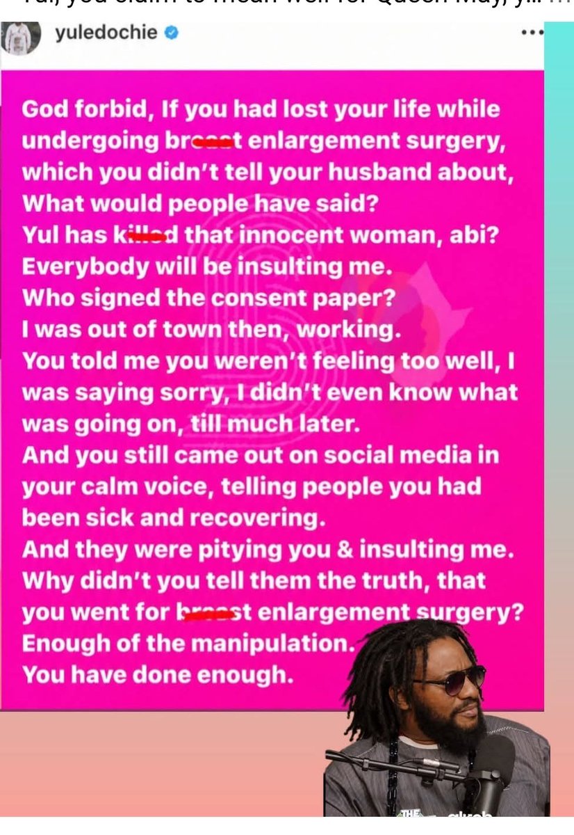 NkyZion's tweet photo. @YulEdochie you accused an innocent woman. The Universe will perpetually judge you https://t.co/nk9UcQFS7h