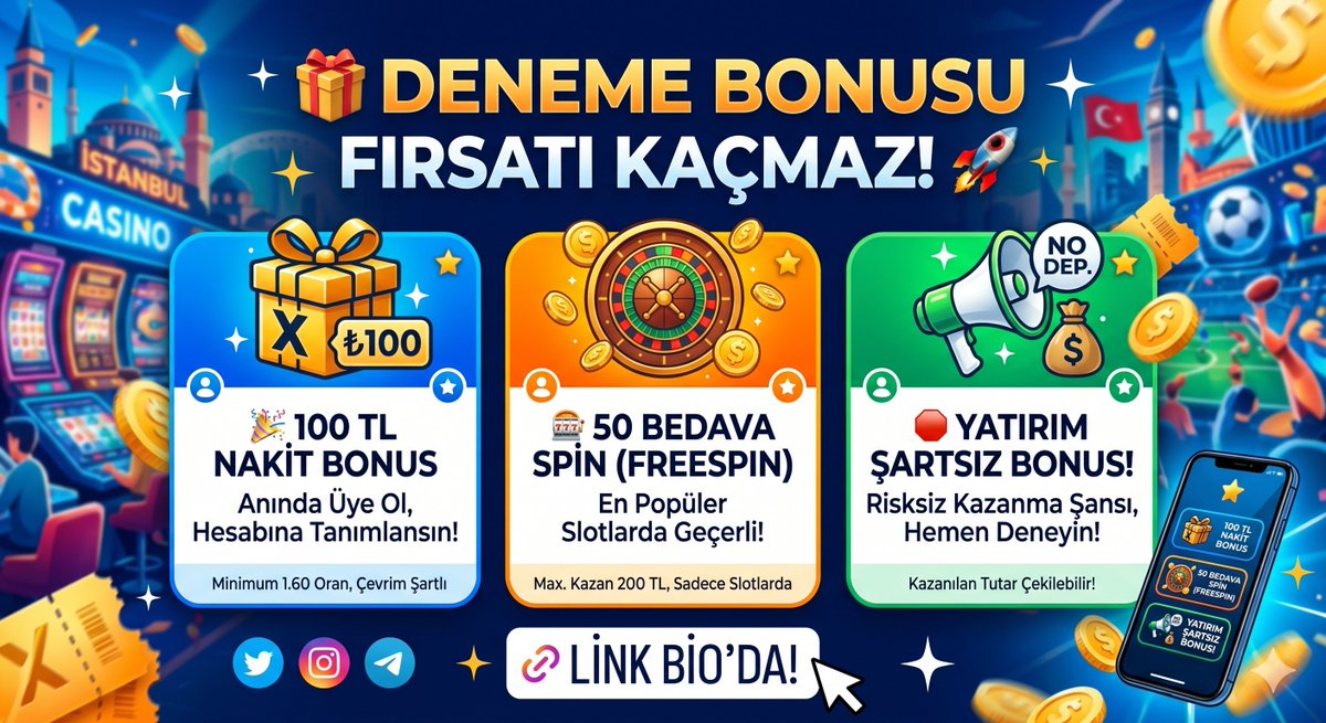 SedefHancia22's tweet photo. Yeni üyelerimize özel deneme bonusu aktif! ✨ Kayıt ol, bonusunu al ve büyük ödüllere bir adım daha yaklaş. 🏆 Bugün senin günün! 💰 #denemebonusu #şans #casinositeleri #casibom #meritking #bets10 #youwin #matadorbet #marsbahis https://t.co/GSXnrEWWt3