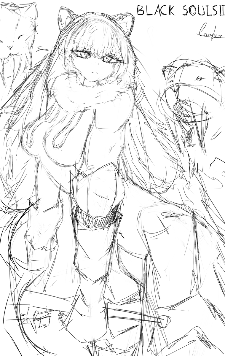 lowhere00's tweet photo. #BLACKSOULS #BLACKSOULSII
Just a sketch, but I decided it was cool enough for a post https://t.co/sSjS14zj5a