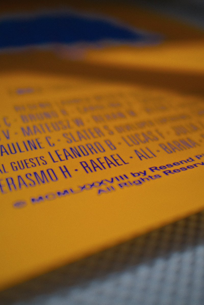 rafaelrcamargo's tweet photo. @resend somehow turned an email editor release into a piece of cinema memorabilia

they sent me this beautiful movie-style poster, with my name included in the beta testers credits and everything

really thoughtful surprise :)) https://t.co/PL8jb9YHc3