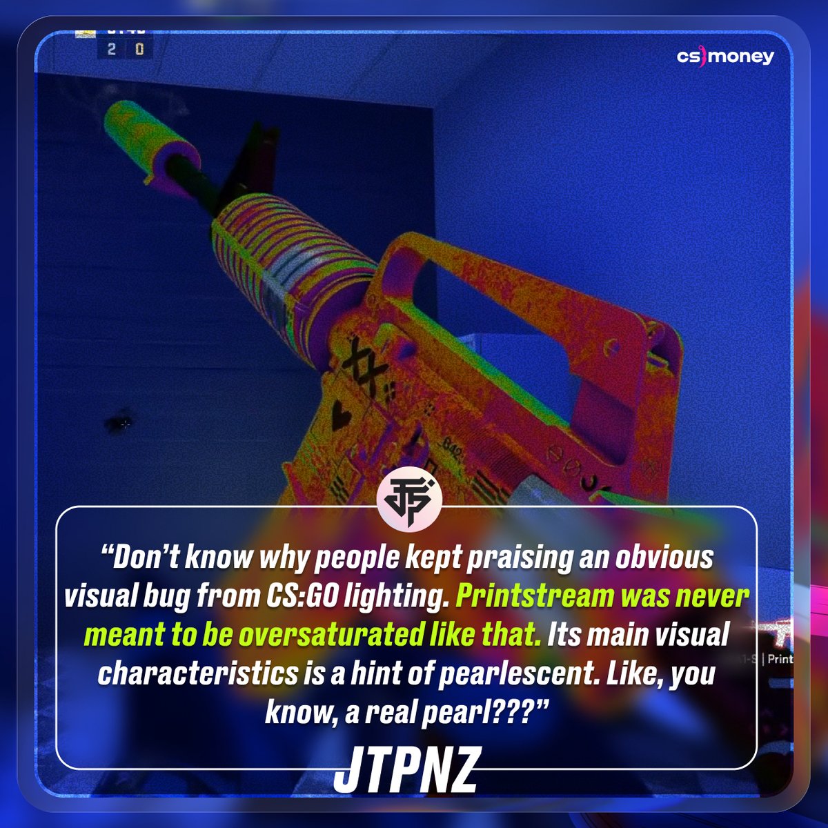 Everyone's crying to bring back the CS:GO Printstream shine, but turns ...