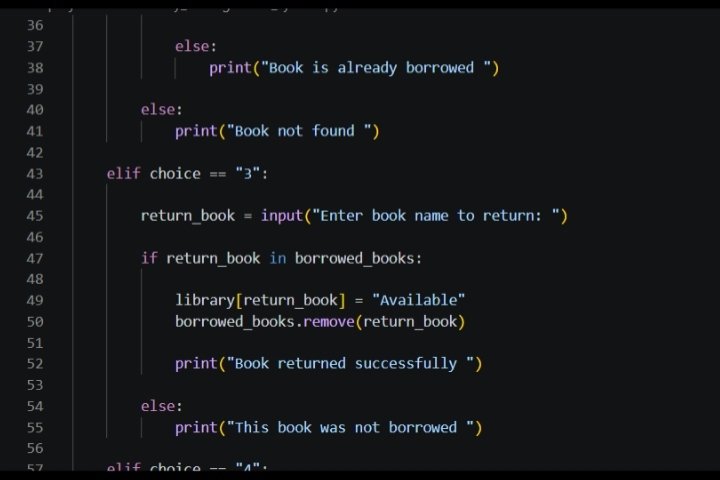 iamAshokbj's tweet photo. Day 53 of my coding journey 🚀

Built a Library Management System 📚
Practiced loops, dictionaries, lists &amp; menu-driven program logic in Python.

#100DaysOfCode #Python https://t.co/yEtDXQPveN