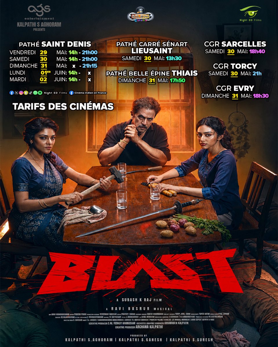 NiGHTEDFiLMS's tweet photo. BLAST - en tamoul, vosta
Quand une famille de karatékas décide de vous apprendre les bonnes manières ! Prêts à prendre des coups de savates de ces dames, et du simple proviseur ?         😍 https://t.co/2XLBaZYkbK