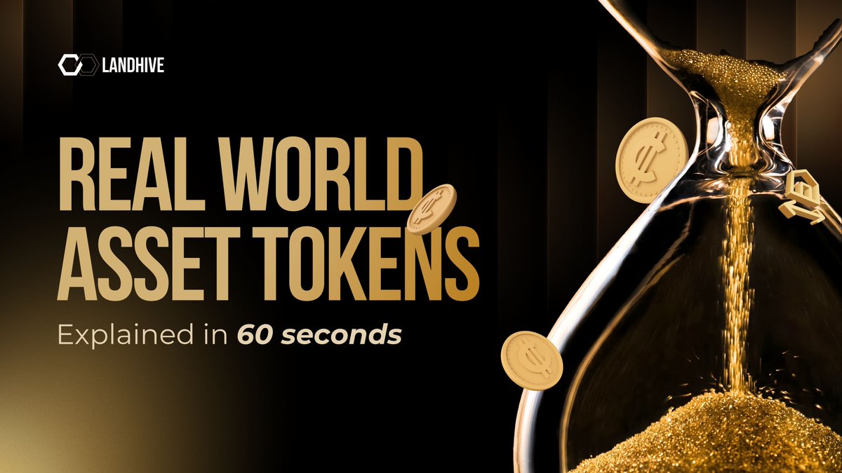LandhiveRWA's tweet photo. You've probably seen the term "RWA tokens" everywhere lately.

Crypto Twitter won't stop talking about it. Financial news keeps mentioning it. Everyone seems excited.

But nobody is actually explaining it in a way that makes sense.

Until now, let's fix that. 👇