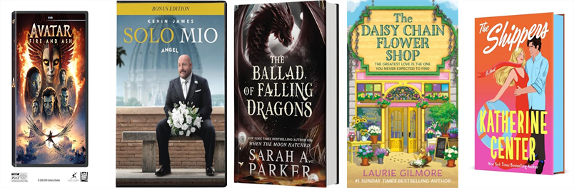 SheridanPLib's tweet photo. This week the Sheridan Public Library has fifteen new books and three new movies.  New items include Avatar. https://t.co/fPnpn8uVNg https://t.co/PoeL5L1Zay