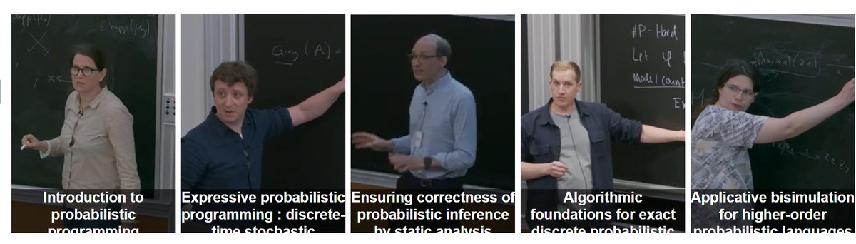 Bibli_CIRM's tweet photo. 🆕French Spring School in Theoretical Computer Science Watch the lectures of R. Crubillé, S. Holtzen, X. Rival, S. Staton, C. Tasson in the Audiovisual Mathematics Library @_CIRM & https://t.co/CAoZTsO9Fs #Maths #Computer #Statitics
https://t.co/1CUTUII0AA
https://t.co/kdb0ZNi984 https://t.co/HVA6z91XMf