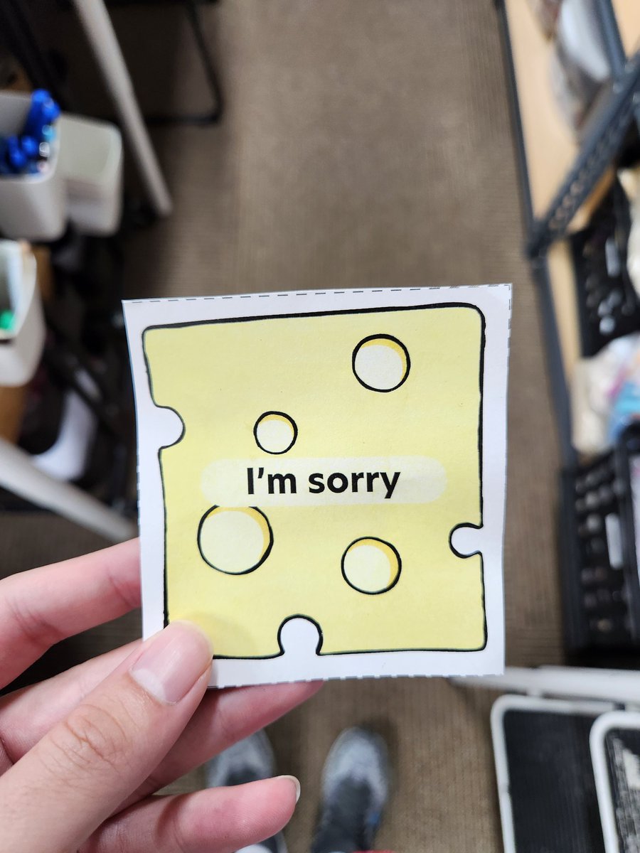 notCheesewedge's tweet photo. I think you mean "my apolo-cheese" https://t.co/Z0I5fCa5VE