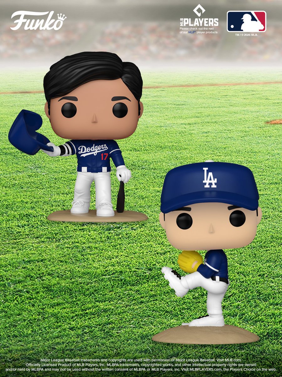 OriginalFunko's tweet photo. Baseball season is my favorite season! ⚾ Bring home new MLB™ Funko POP! collectibles and check out the rest of our lineup to complete your sports collection! 

https://t.co/0HcAPI1o7P https://t.co/WPiRiEqyFv
