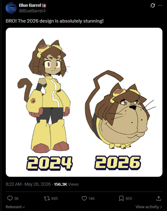 BlueBarrel4's tweet photo. The two greatest things I've ever seen on my account!
1) An unfinished sketch
2) A funny picture https://t.co/v6PhnCc8xl