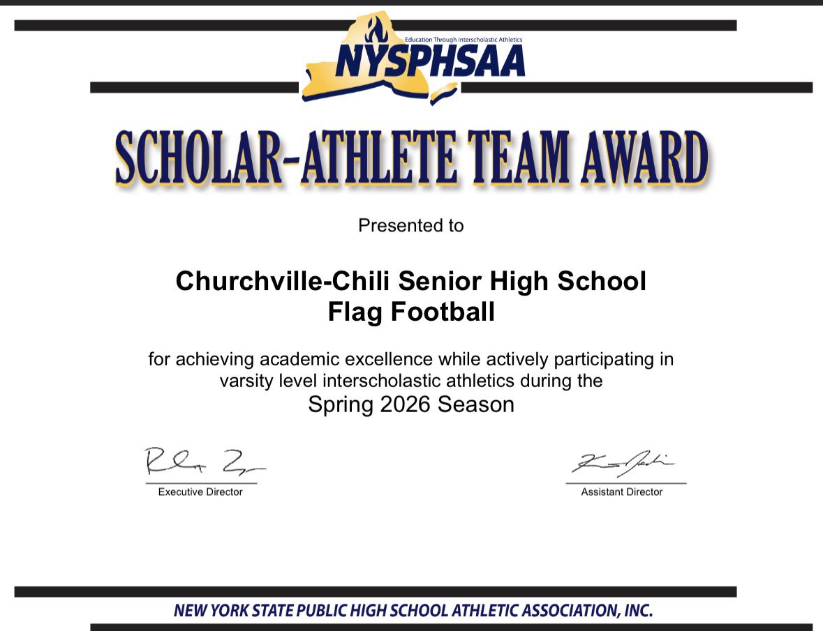 CCFlagFootball's tweet photo. Congratulations to the girls varsity flag football team for earning the scholar athlete team award for the second year in a row! Great job girls! https://t.co/OPCALnZl9S