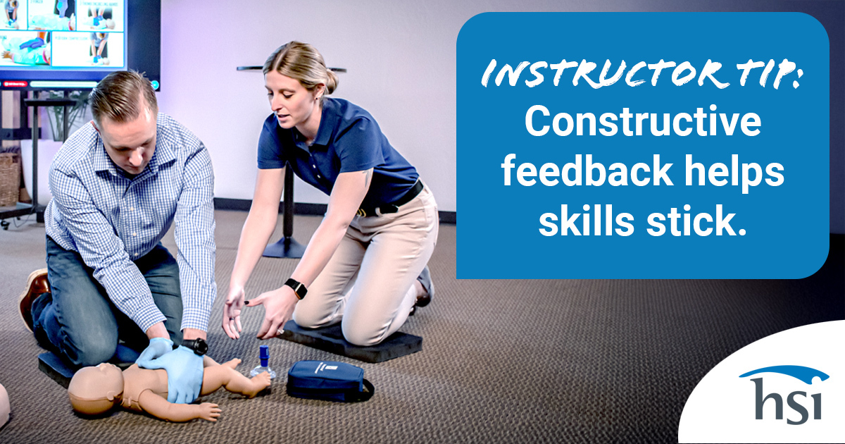 HSI_Emergency's tweet photo. Instructor Tip: During CPR training, give clear, specific guidance your students can act on.

➡️ What they did well
➡️ What to adjust
➡️ How to improve on the next attempt

A simple correction in the moment can build confidence &amp; lead to stronger performance when it matters most. https://t.co/CskorBhWr5