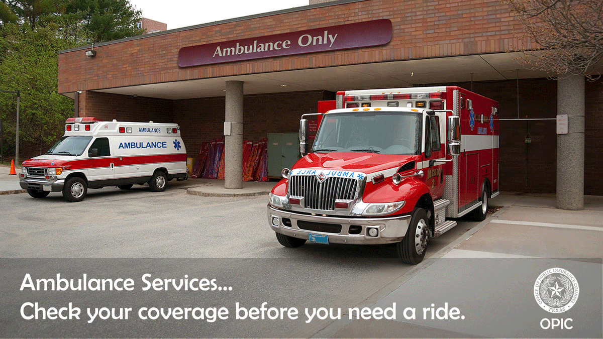 TXOPIC's tweet photo. If you needed an ambulance ride to the hospital, would your health insurance cover the cost? Check with your insurer. State law bans surprise bills from ambulance services if you have a state-regulated health insurance plan, but most plans are not state regulated. Learn more: https://t.co/jwoMvoUwEj