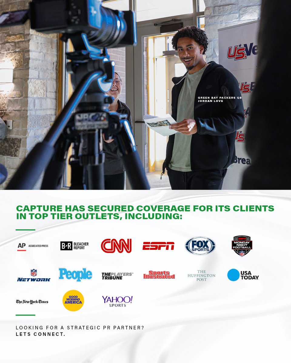 CaptureSportEnt's tweet photo. Consistent PR coverage is becoming one of the biggest factors in who gets noticed online. Athletes and nonprofits who are sharing their story today are putting themselves in position to be seen first tomorrow. 🥇 https://t.co/ekhquJK6ub