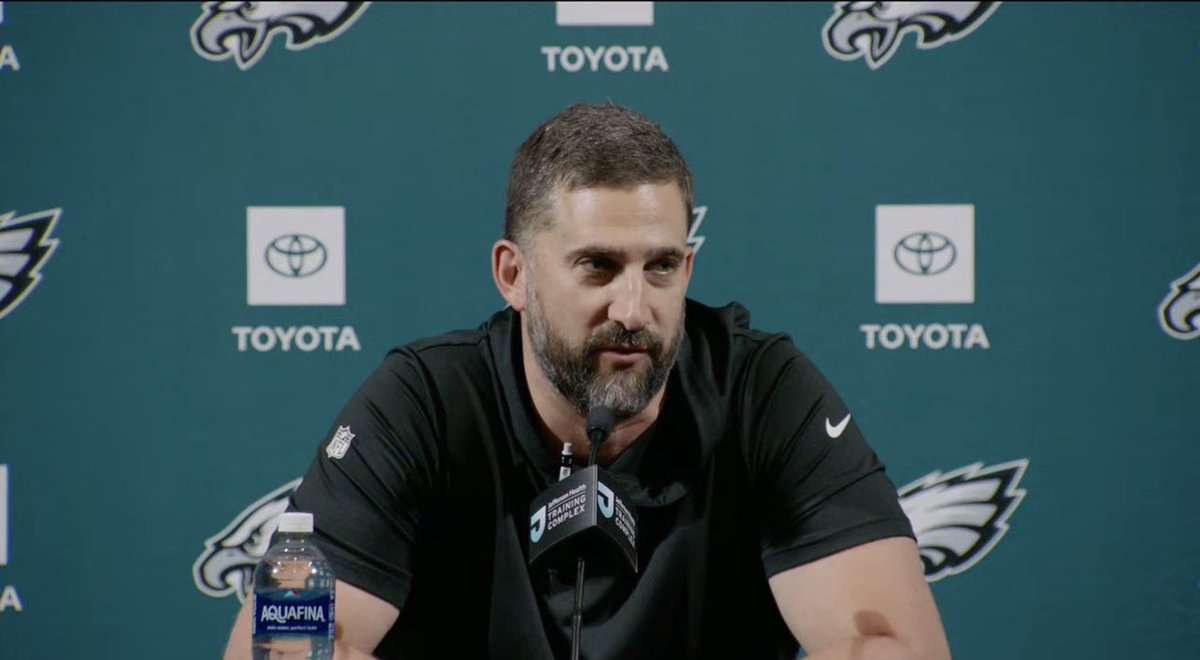 DiBonaNFL's tweet photo. Eagles HC Nick Sirianni praised both Sean Mannion and Jalen Hurts while pointing out the similarities between the two of them.

Sirianni mentioned that he hasn’t beaten Mannion to the building yet and the OC is usually there when he leaves as well.

Sirianni said Mannion and Hurts don’t skip a day of the process and are always working.