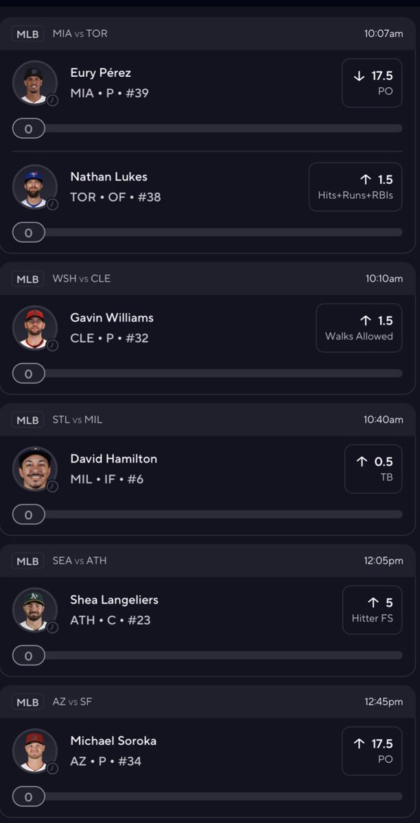 Booodaaa0's tweet photo. PrizePicks 25x❤️ leave a like if tailing n join my discord once this goes 6/6 ✅🔥 #Prizepicks #MLB #Gambling𝕏 https://t.co/7StFyCVQEI