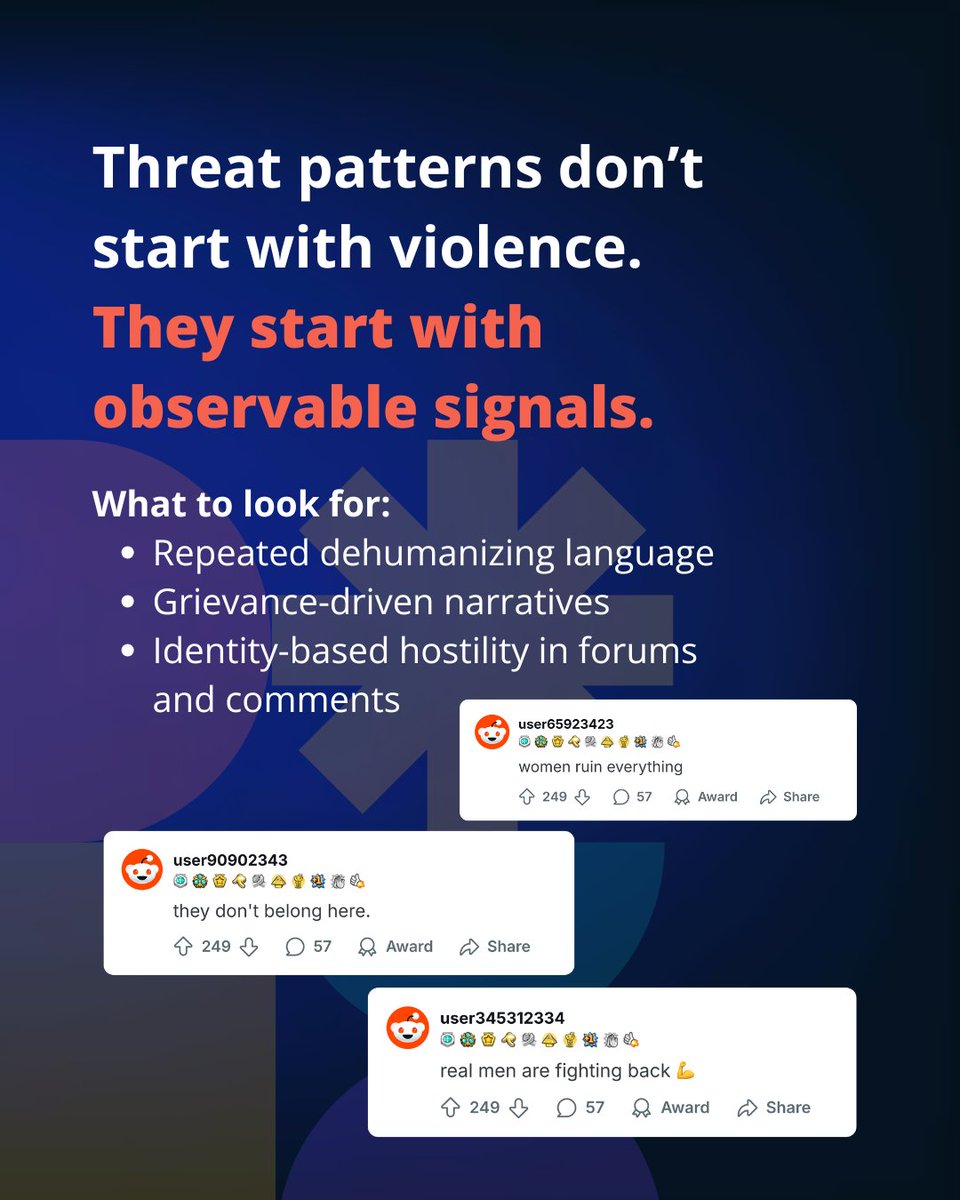 ASIS_Intl's tweet photo. #Misogyny is often treated as a social or cultural issue. For #securityprofessionals, it can signal something more. Understanding how these patterns develop and what to look for is critical to strengthening threat awareness and response. https://t.co/VXnhWRp8TS 
#GenderViolence https://t.co/ixuQGW5nWn