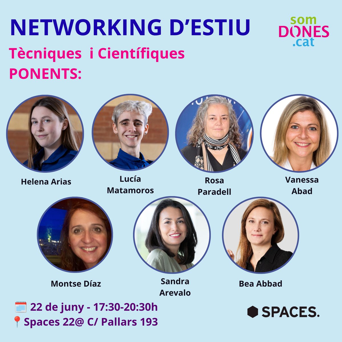 SomdonesC's tweet photo. https://t.co/vFMBahslII celebra els seus 5 anys aquest mes de juny coincidint amb un Networking d’Estiu SomDONES TÈCNIQUES i CIÉNTÍFIQUES 

Inscripcions a: https://t.co/8Az6x7DPzl

Us esperem i celebrem junts els 5 anys de SomDONES en una tarda molt molt especial !!💜💜💜 https://t.co/YX0zHZCETL