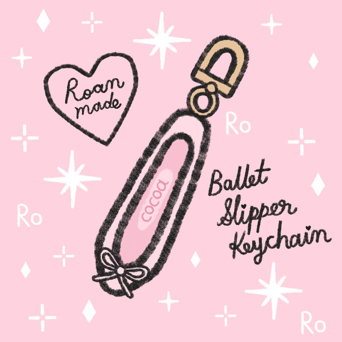 RoannaFernandes's tweet photo. 🩷 From the Ro Drawer: 🆕 CUTE thing drawn by me, ✨Pretty in Pink Ballet Slipper Keychain✨ 💫

#PrettyinPink #TheDevilWearsPink #RoannaFernandes #RoDrawer #BalletSlipper #BalletSlipperKeychain #Charmed #InkyPinkyPonky https://t.co/ymNfAQ6nJa