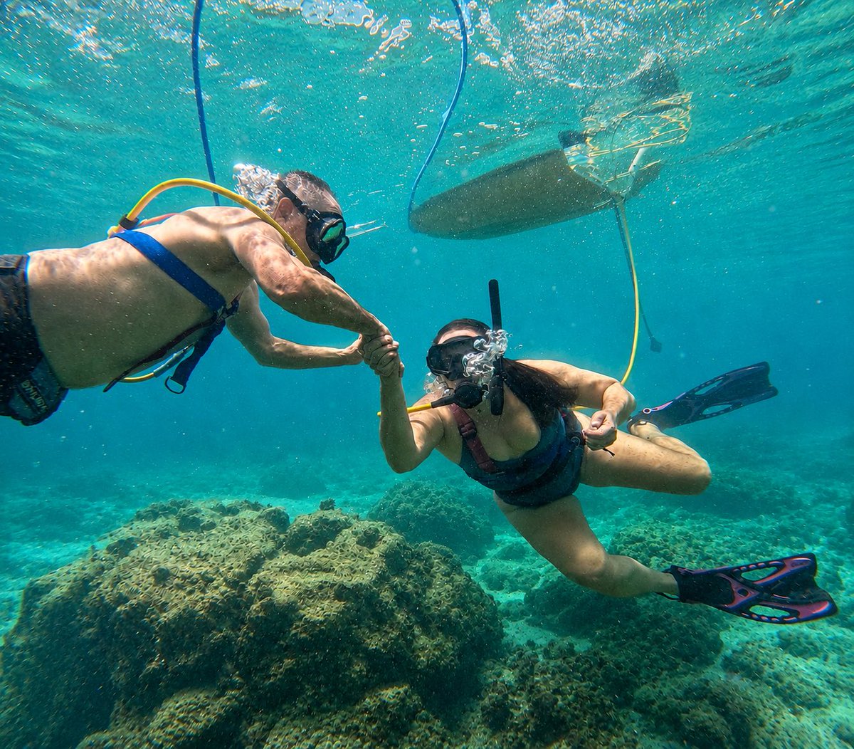 _SNUBA's tweet photo. Nothing beats exploring the underwater world with your favorite people. 🌴🐠💦
Laughing, discovering, and making memories together.....that’s what SNUBA® is all about! Check us out at 👉 https://t.co/DnKtAdhiSH

No certification needed. Just adventure, connection, and a whole lot of wow. 🤿

#SNUBA #FamilyAd