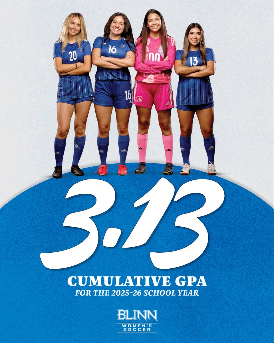 Blinn_WSOC's tweet photo. Pursuing excellence in the classroom and on the field.
#SeedTimeHarvest #BlinnWSOC https://t.co/HllPNNIZPu