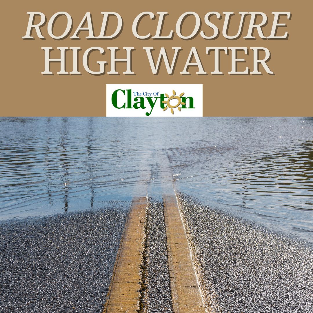 CityofClaytonOH's tweet photo. 🚧 High Water Road Closures 🚧

Closed roads:
• Kimmel Rd (Crestway–Wastler)
• Westbrook Rd (Hoke–Crestway)
• W. Wenger Rd (Deeter–Huls)
Please avoid flooded areas &amp; never drive through high water.

#ClaytonOhio #RoadClosure https://t.co/xcvCRCOOUq